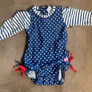 Ruffle Butts long sleeve bathing suit 12-18 months